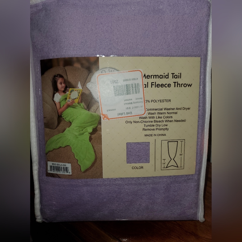 Fleece MerMaid Tail Blanket
